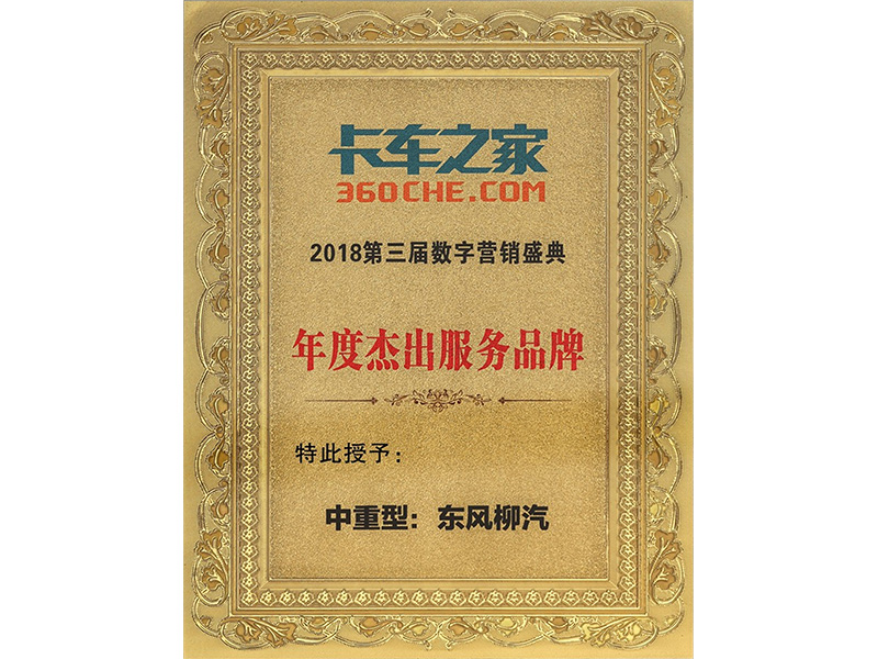 Annual Outstanding Service Brand